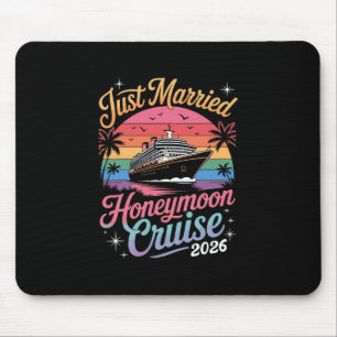 Tapis De Souris Croisière de lune de miel Cute juste mariés 2026 j
