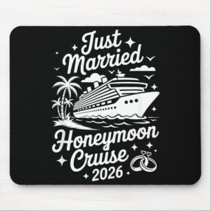 Tapis De Souris Croisière de lune de miel des jeunes mariés 2026