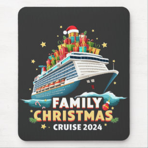 Tapis De Souris Croisière de Noël en famille 2024 tenue de match