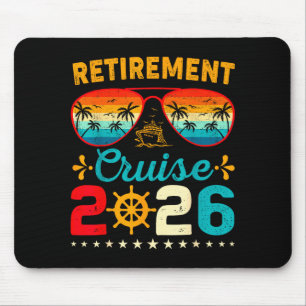 Tapis De Souris Croisière de retraite vintage 2026 Croisière Crois
