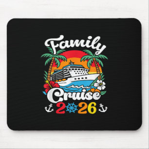 Tapis De Souris Croisière en famille 2026 Vacances Coucher de sole