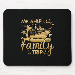 Tapis De Souris Croisière familiale assortie - Oh Bateau C'est Un 