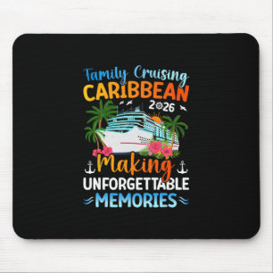 Tapis De Souris Croisière familiale dans les Caraïbes 2026 pour de