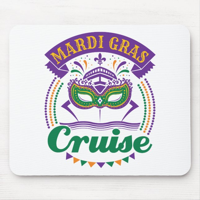 Tapis De Souris Croisière Mardi Gras (Devant)