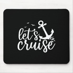 Tapis De Souris Croisière pour hommes femmes enfants vacances été 