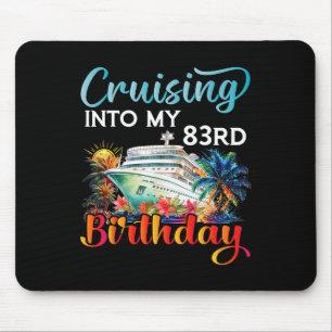 Tapis De Souris Croisière pour mon 83e anniversaire Croisière Anni