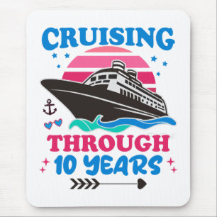 Tapis De Souris Croisière Sur 10 Ans Mariage