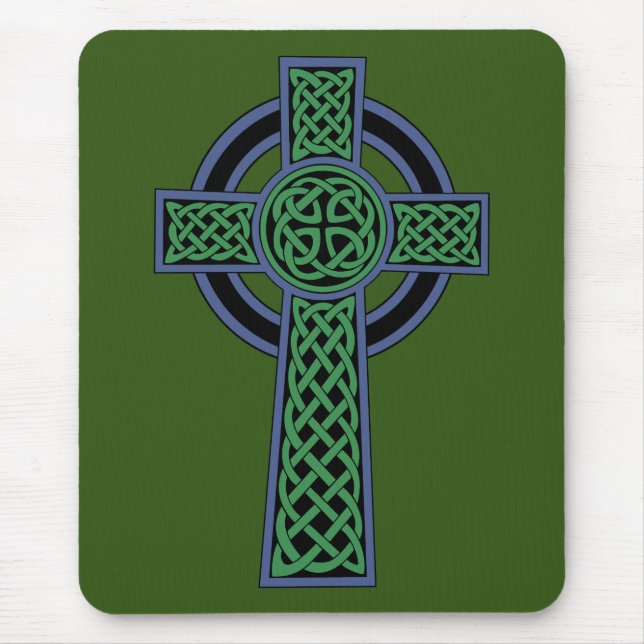 Tapis De Souris Croix celtique irlandaise de noeud (Devant)