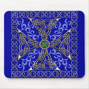 Tapis De Souris Croix celtique Mousepad de noeud