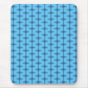 Tapis De Souris Croix Chrétienne en Bleu Céleste Art