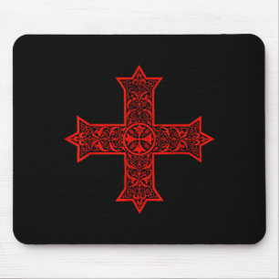 Tapis De Souris Croix copte Église orthodoxe copte Christ oriental