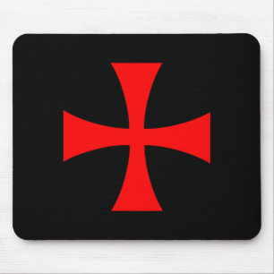 Tapis De Souris Croix des Templiers Ordre catholique chrétien Le