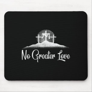 Tapis De Souris Croix en détresse Pâques Amour chrétien plus grand