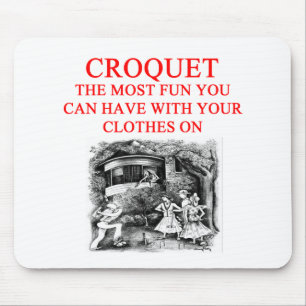 TAPIS DE SOURIS CROQUET