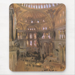 Tapis De Souris Croquis de Santa Sophia par John Singer Sargent