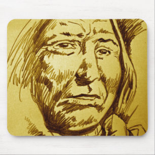 Tapis De Souris Croquis en chef indien