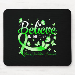 Tapis De Souris Croyez En La Sensibilisation Aux Handicap Cerveau