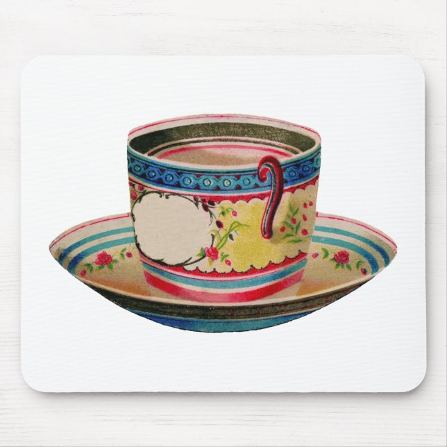 Tapis De Souris cru de tasse de thé (Devant)