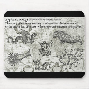 Tapis De Souris Cryptozoology antique Mousepad