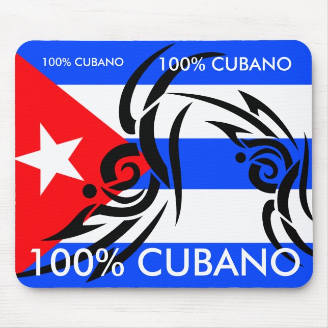 Tapis De Souris Cubano 100% Mousepad (Devant)