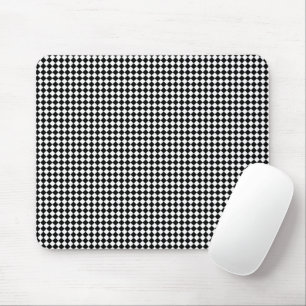 Tapis De Souris Cubes Abstraits noir et blanc rayé