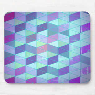 Tapis De Souris Cubes en triangles Motif géométrique