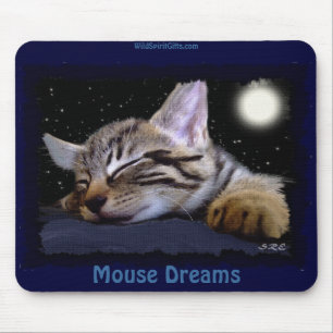 Tapis De Souris CUISINE DE DORMIER mignonne Amateur d'animaux Mous