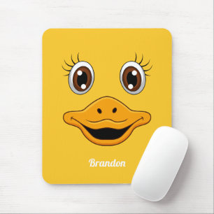 Tapis De Souris Cupide canard en caoutchouc face jaune canard