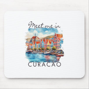 Tapis De Souris Curacao Îles Caraïbes Voyage Voyage Rencontre-moi 