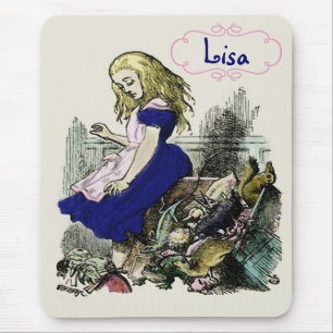 Tapis De Souris Curieux Alice ~ Mousepad Wonderland