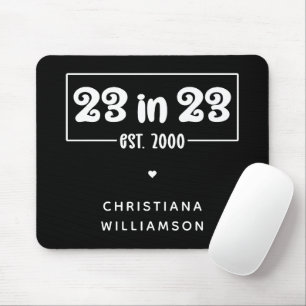 Tapis De Souris Custom 23rd Birthday Gift 23 en 23 Est 2000