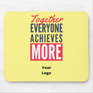 Tapis De Souris Custom Business Logo Teamwork Motivational Office