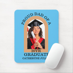 Tapis De Souris Custom Modern Arch Photo fière diplôme de père
