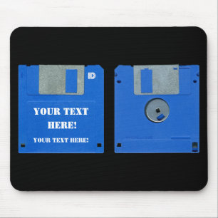 Tapis De Souris Custom Retro Computer Floppy Disk 3.5 Mousepad
