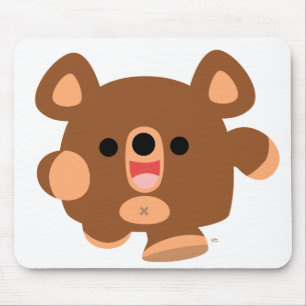 Tapis De Souris Cute Cartoon Energetique Ours mousepad