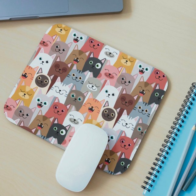 Tapis De Souris Cute Cats Mousepad (Créateur téléchargé)