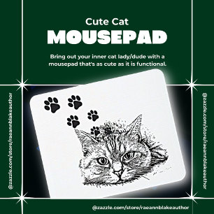 Tapis De Souris Cute chat Mousepad