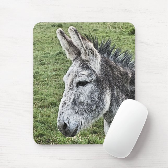 TAPIS DE SOURIS CUTE DONKEY (Avec souris)