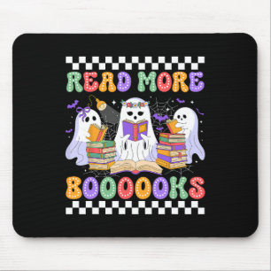 Tapis De Souris Cute Ghost Book Lire plus Livres Drôle Enseignants