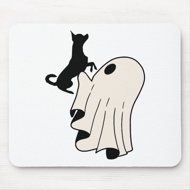 Tapis De Souris Cute Ghost Chihuahua Lover (Devant)