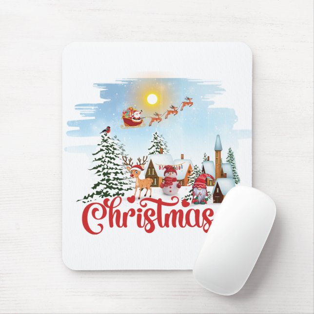 Tapis De Souris Cute Gnome (Avec souris)