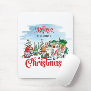 Tapis De Souris Cute Gnome Celebrating Christmas Holiday