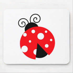Tapis De Souris Cute Ladybug