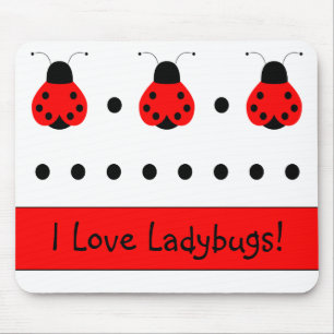 Tapis De Souris Cute Ladybug Mousepad