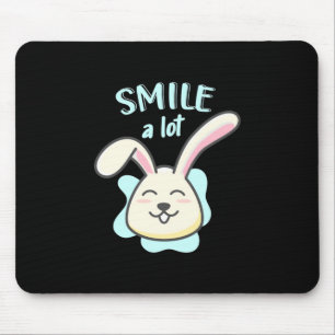 Tapis De Souris Cute Rabbit Smile A Lot