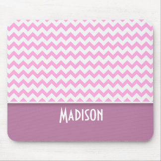 Tapis De Souris Cute rose Chevron