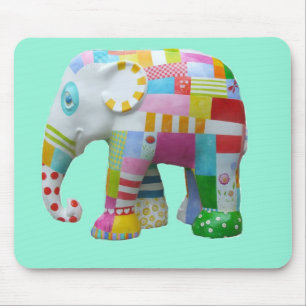 Tapis De Souris Cute toy retro elephant whimsical colourful