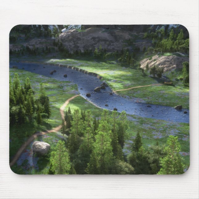 Tapis De Souris Cwm Solitude Mousepad (Devant)