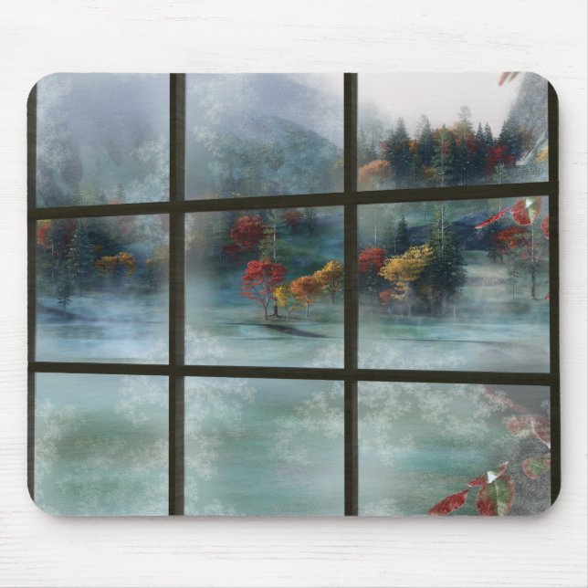 Tapis De Souris Cwm Vapeur D'Automne Mousepad (Devant)
