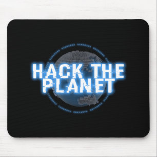 Tapis De Souris CYBER HACK L'ordinateur PLANET, le défcon, le hac